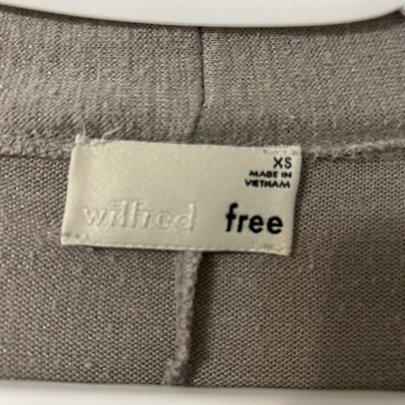 Wilfred Long Open Light Birch Cardigan - Picture 2 of 2